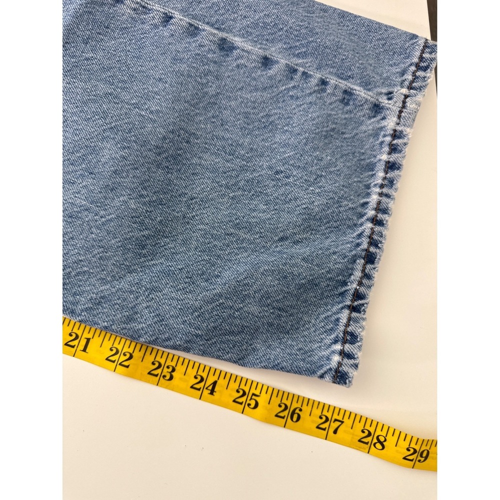 BDG Urban Outfitters Wide Leg Jeans 24 Blue High Rise Denim Baggy - Picture 9 of 10